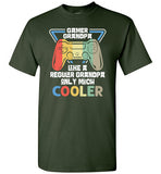 Gamer Grandpa Like a Regular Grandpa Only Much Cooler Shirt