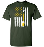 American Flag Beer Tap Shirt Give for Craft Beer Lovers and Brewers