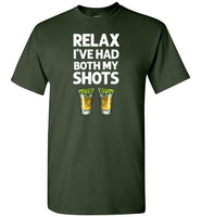 Relax I've Had Both My Shots Fun y Tequila Vaccination Shirt