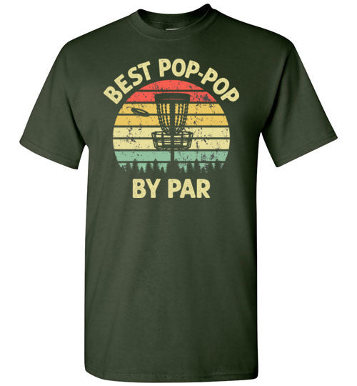 Best Pop-Pop By Par Disc Golf Shirt for Men