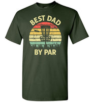 Best Dad By Par Disc Golf Shirt for Men