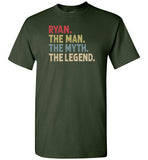 Ryan the Man the Myth the Legend Shirt for Men