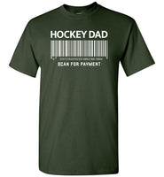 Hockey Dad Scan for Payment Shirt for Men