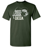 Reel Cool Deda Fishing Themed Shirt for Serbian Grandpa Men