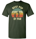 Best Pop By Par Golf Shirt for Men Grandpa Golfing Tee Gift