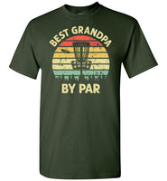 Best Grandpa By Par Disc Golf Shirt for Men
