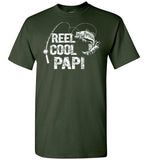 Reel Cool Papi Fishing Shirt for Men Gift for Fisherman Grandpa
