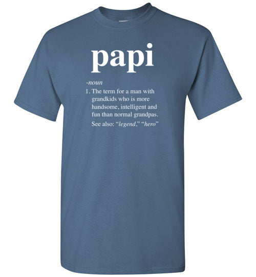 Papi Definition Shirt for Men Grandpa