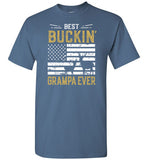 Best Buckin' Grampa Ever Funny Deer Hunting Shirt for Men Grandpa