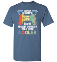 Gamer Grandpa Like a Regular Grandpa Only Much Cooler Shirt
