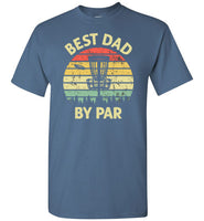 Best Dad By Par Disc Golf Shirt for Men