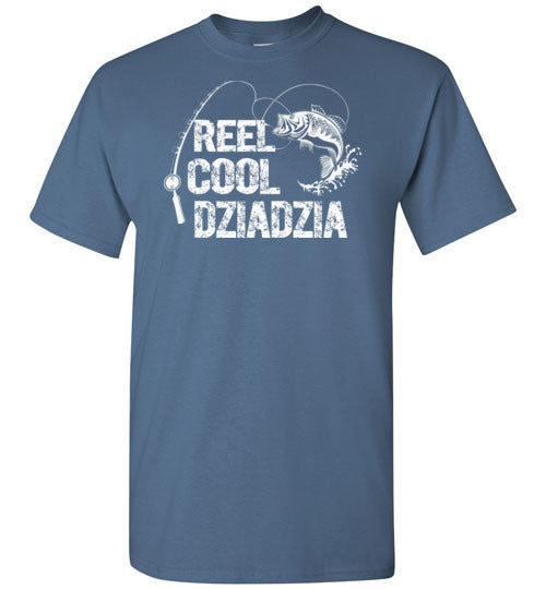 Reel Cool Dziadzia Fishing Shirt for Men Gift for Fisherman Grandpa