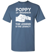 Poppy and Grandson the Legend and the Legacy Shirt for Men