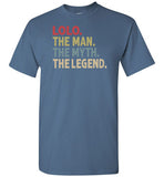 Lolo the Man the Myth the Legend Shirt for Men Grandpa Gift