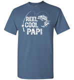 Reel Cool Papi Fishing Shirt for Men Gift for Fisherman Grandpa