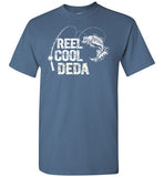 Reel Cool Deda Fishing Themed Shirt for Serbian Grandpa Men