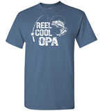 Reel Cool Opa Fishing Shirt for Men Gift for Fisherman Grandpa