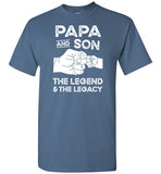 Papa and Son the Legend and the Legacy Shirt for Men
