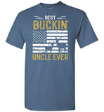 Best Buckin Uncle Ever Shirt - Funny Deer Hunting Shirt for Men