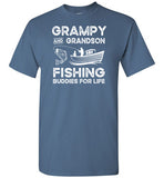 Grampy and Grandson Fishing Buddies for Life Matching Shirt for Men