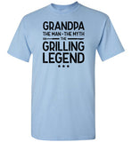Grandpa the Man the Myth the Grilling Legend Shirt