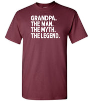Grandpa The Man The Myth the Legend Shirt