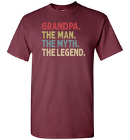 Grandpa The Man The Myth the Legend Shirt