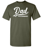 Dad of Girls Outnumbered Shirt