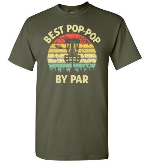 Best Pop-Pop By Par Disc Golf Shirt for Men