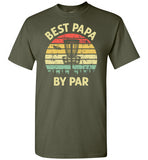 Best Papa By Par Disc Golf Shirt for Men