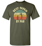 Best Papaw By Par Golf Shirt for Men Grandpa Golfing Tee Gift