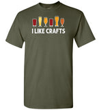 I Like Crafts Beer Shirt Unisex Gift for Beer Lovers Men Women