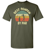 Best Pawpaw By Par Golf Shirt for Men Grandpa Golfing Tee Gift