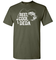 Reel Cool Deda Fishing Themed Shirt for Serbian Grandpa