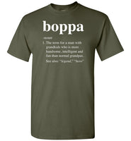 Boppa Definition Shirt for Men Grandpa