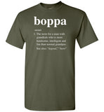 Boppa Definition Shirt for Men Grandpa