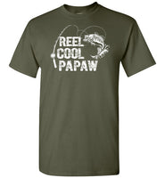Reel Cool Papaw Fishing Shirt for Grandpa Fisherman Gift