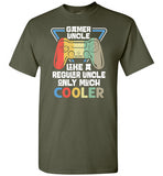 Gamer Uncle Like a Regular Uncle Only Much Cooler Shirt