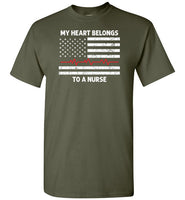 My Heart Belongs to a Nurse Shirt for Men