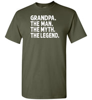 Grandpa The Man The Myth the Legend Shirt