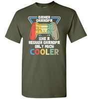 Gamer Grandpa Like a Regular Grandpa Only Much Cooler Shirt