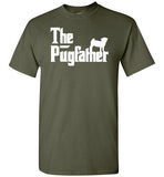 The Pugfather Funny Pug Dad Pug Dog Lover Shirt for Men