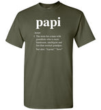 Papi Definition Shirt for Men Grandpa
