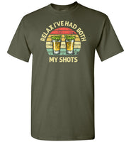 Relax I've Had Both My Shots Funny Tequila Vaccination Shirt