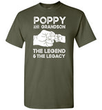 Poppy and Grandson the Legend and the Legacy Shirt for Men