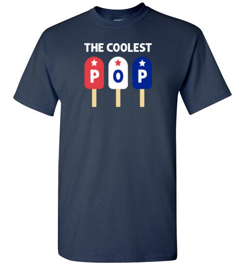 The Coolest Pop Patriotic Popsicle Shirt for Men Dad Grandpa