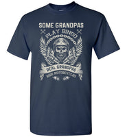 Some Grandpas Play Bingo Real Grandpas Ride Motorcycles Shirt for Men