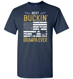 Best Buckin' Grampa Ever Funny Deer Hunting Shirt for Men Grandpa