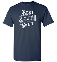 Best Dad Ever Music Notes Shirt