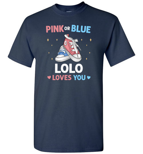 Pink or Blue Lolo Loves You Shirt